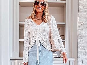 crochet tops for women