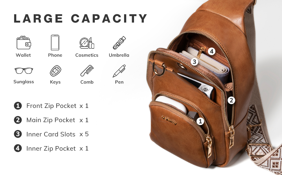 vulkitty sling crossbody bag for women