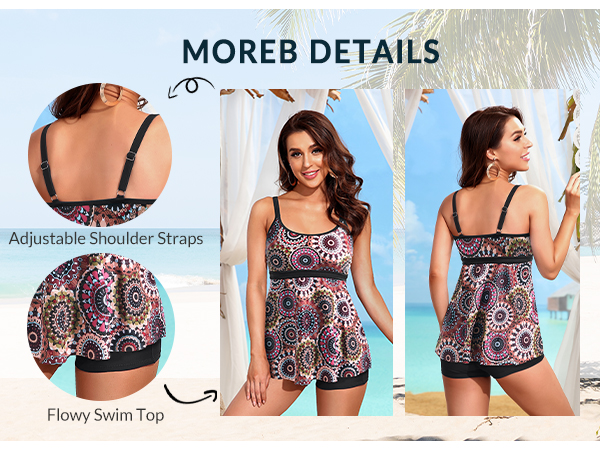 tankini swimming suit top only for women bathing suit top only