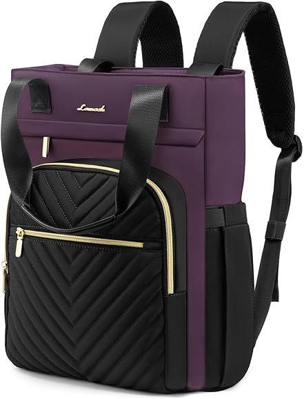 LOVEVOOK Mochila Mujer, Mochila Portatil Mujer 17.3 Pulgadas Bolso Mochilas Mujer Casual Backpack Mochila Viaje Moda Mochila Escolar Adolescente Universidad para Trabajo Travel Colegio