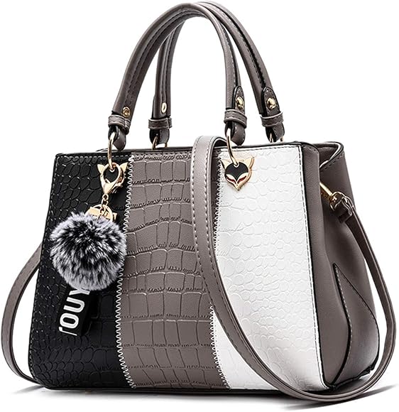 Sipobuy Bolso De Mano Para Mujer Con Ondas Bolso De Mensajero Elegante Para Mujer