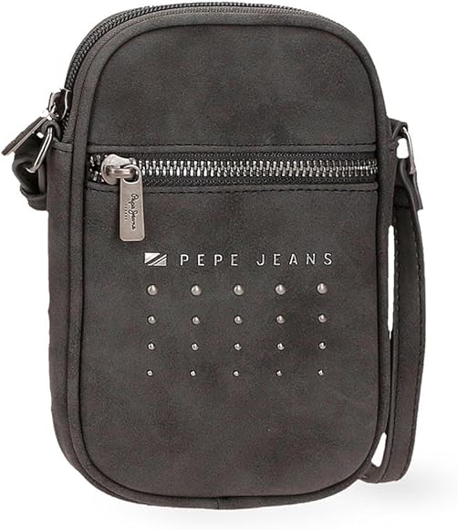 Pepe Jeans Holly Bandolera Pequeña Negro 11x17,5x2,5 cms Piel sintética