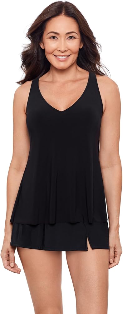 Women's Ladder Trim Racerback Tankini Top