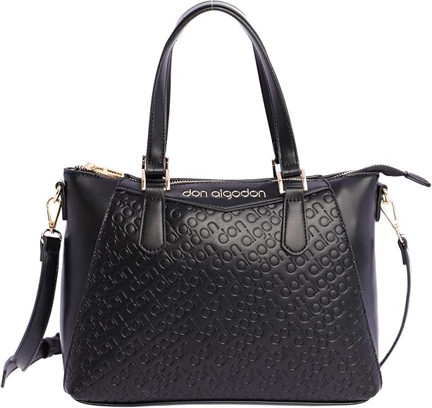 DON ALGODON Mujer, Bolso de Mano, 30(Ancho) x 13(Fondo) x 21(Alto) cm