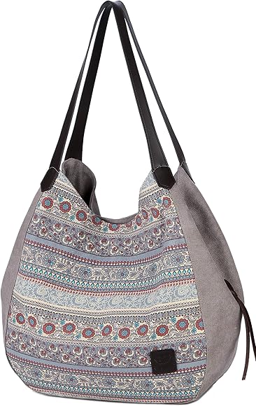 DCCN Bolso de lona, bolsa de señora, shopper bag, bolso de hobo
