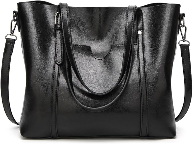 DEERWORD Mujer Bolsos Totes Casual Mano Marca Mediano Bandolera Antirrobo Hombro Italianos PU Cuero 5399 1 piezas